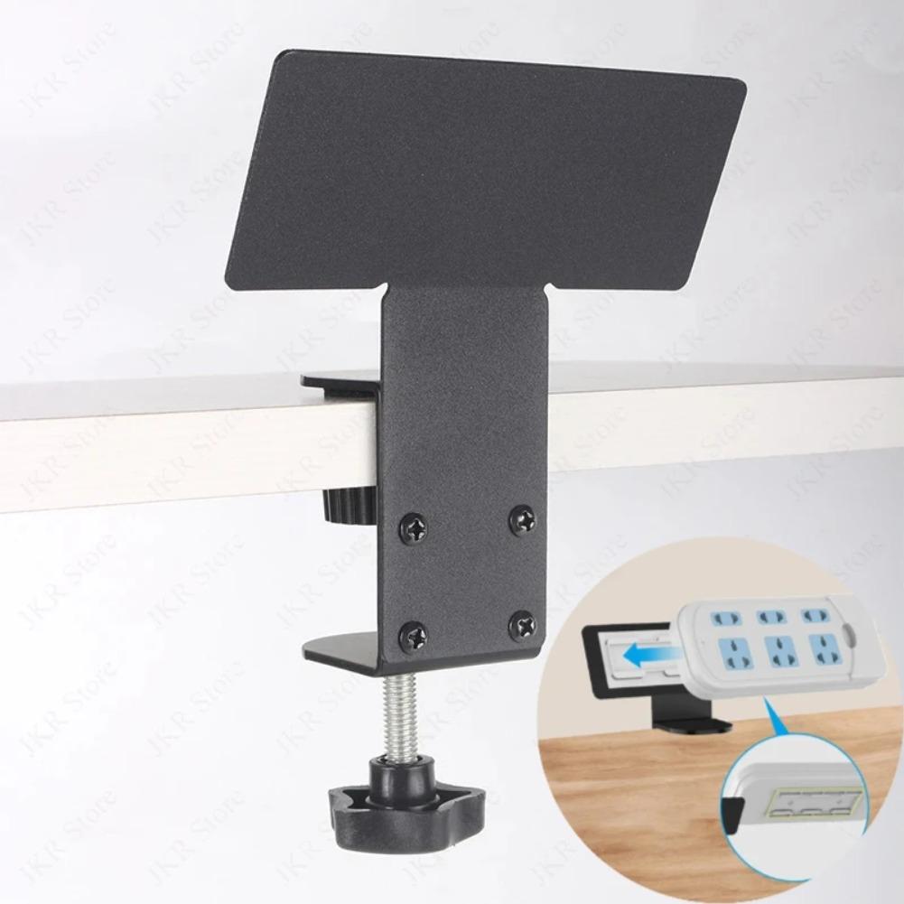 No Drill Power Strip Holder Under Desk Cable Management Tray for Socket Fixing Home Office Cord Storage Rack Organizer Accessory