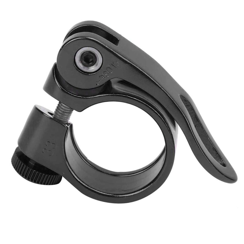 28.6mm Durable Bicycle Seat Tube Clamp Bike Aluminum Alloy Seatpost Clamp Bike AccessoryBlack