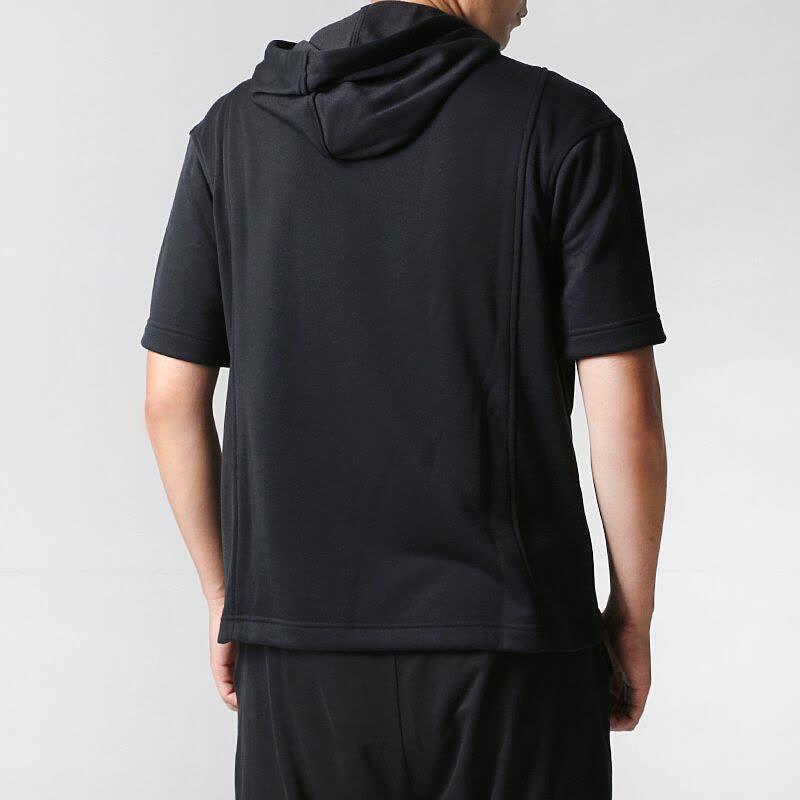 Jordan Alphabet Print Short-Sleeve Hooded T-Shirt Men Tops Black 931839-010