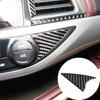 For Toyota Highlander 2014- Real Carbon Fiber Console AC Switch Cover Trim