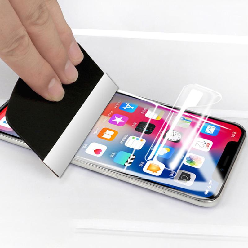 Hydrogelová řezací fólie Stěrka Ochranná fólie na displej Pro Nástroje pro aplikaci fólie na telefon