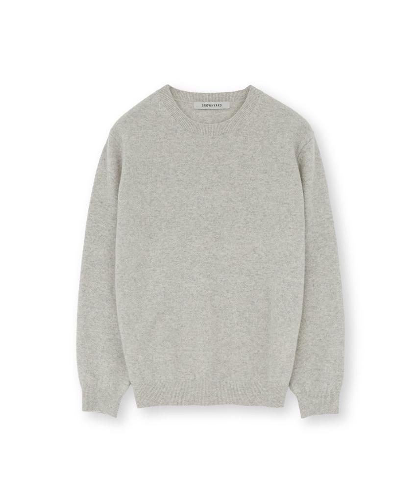Beulaunyadeu W Extra Super Fine Crewneck Knit, Light Gray