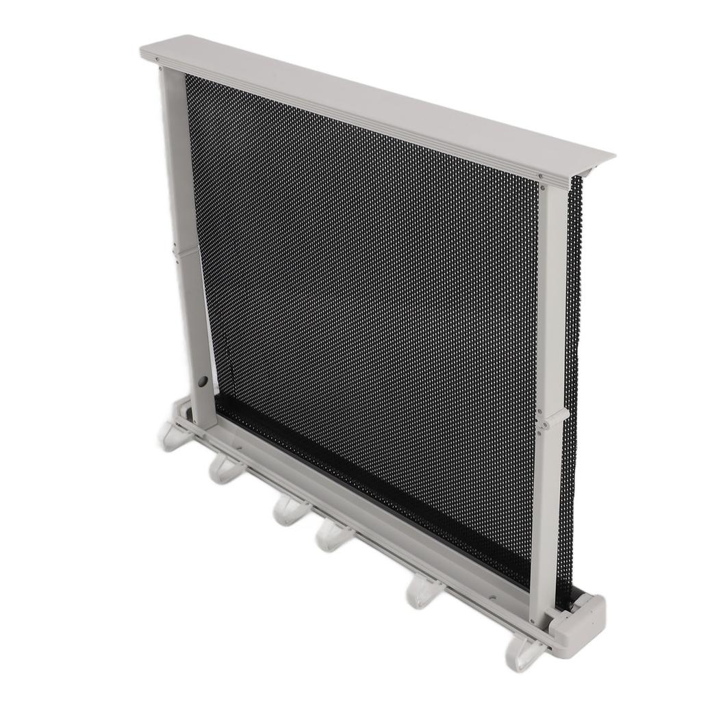 Retractable Clothes Drying Rack with Template Wall Mount Mesh Breathable Platform Aluminium Laundry