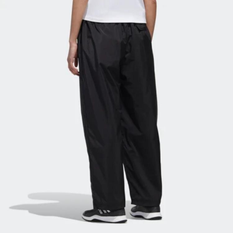 Adidas Comfortable Solid Color Casual Pants Women Bottoms Black White GK8719