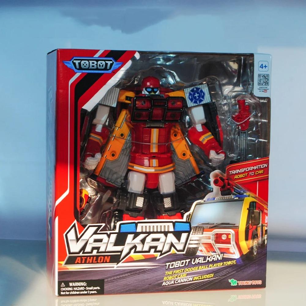 Original Tobot Deformation Robot 6 In 1 Transforming Car ALPHA  Action Figure Korea Anime Cartoon Brothers Warrior MAGMA Toys