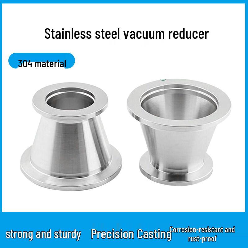 

Stainless Steel KF100 to KF16 Straight Vacuum Reducer