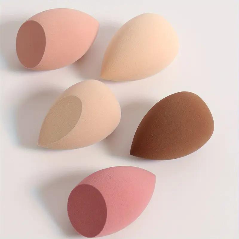 6-Pack Makeup Sponges for Flawless Foundation - Blending Beauty Sponge for Liquid & Cream Makeup - Perfect for Holiday Parties &