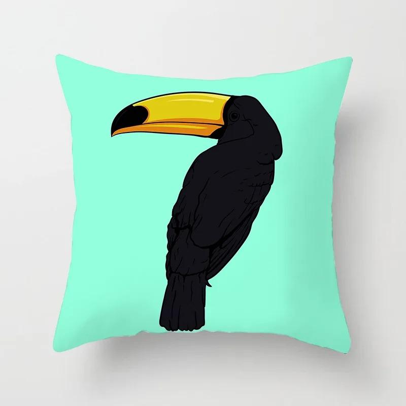 Office Living Room Home Pillowcases Various Animal Cartoon Pattern Pillowcases Car Ornaments