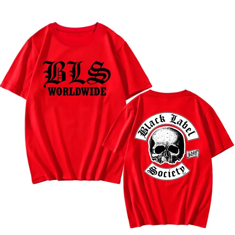 Black Label Society BLS Worldwide TShirt Zakk Wylde Heavy Metal Street Hip Hop Unisex Comfortable Women And Men Tshirts