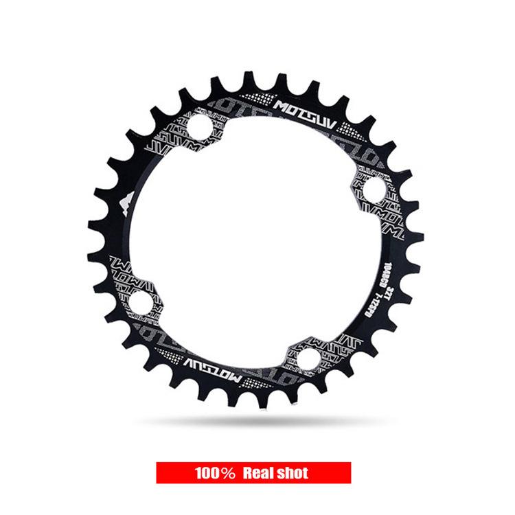 Mountain Bike 104BCD Positive and Negative Tooth Plate Plate Tooth Plate 32T 34T 36T 38T Elliptical Single Speed Sprocket Plate