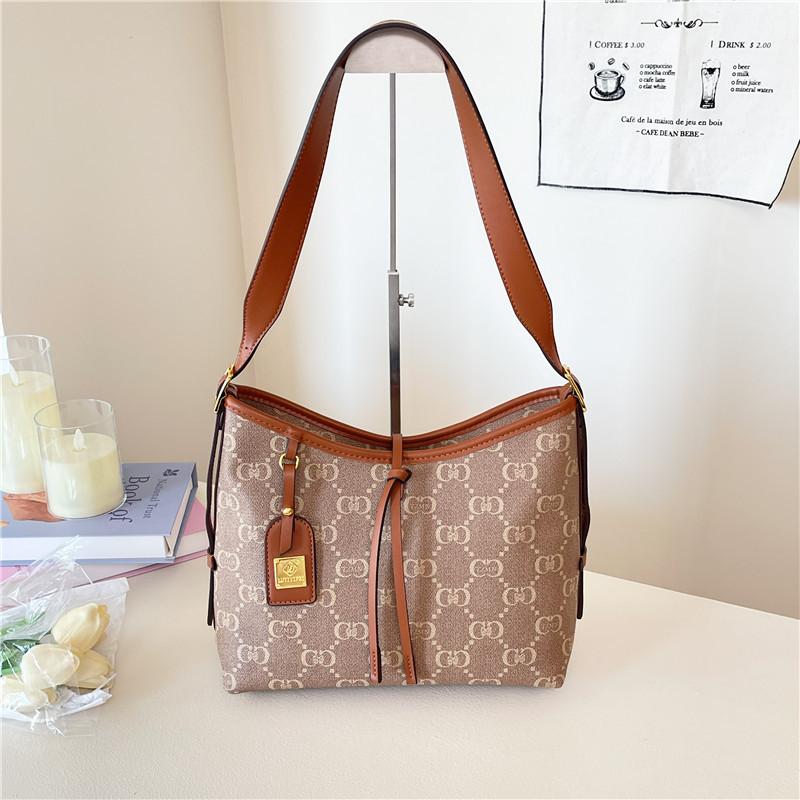 

Новая стильная и простая сумка-тоут контрастного цвета, портативная, на плечо, кроссбоди, модная женская сумка коричневый