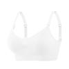 Wire-Free Plus Size Front Closure Nursing Bra for Pregnant Women - Adjustable, Seamless Design for Comfortable Feeding