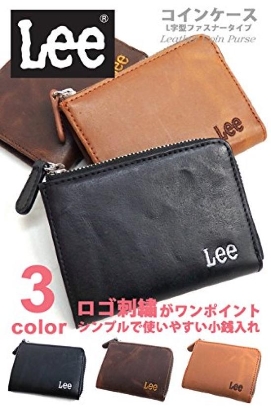 Lee Coin and Size Wallet, Purse, 0520372, L-shaped Zipper, Men's Women's (free (unisex), Chocolate)