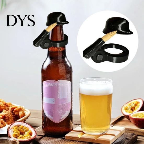 Tappi Resistenti alle Crepe 2 Pezzi Divertenti Tappi a Casco da Soldato, Tappi di Plastica per Birra per Bottiglie Collezionabili Standard, Tappo a Salutazione Riutilizzabile per Feste