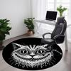 1pc Whiskers Whimsy Office Round Area Rug, Under Office Chairs Bedroom Living Room Home Decor, Room Deco, Available In Various Sizes