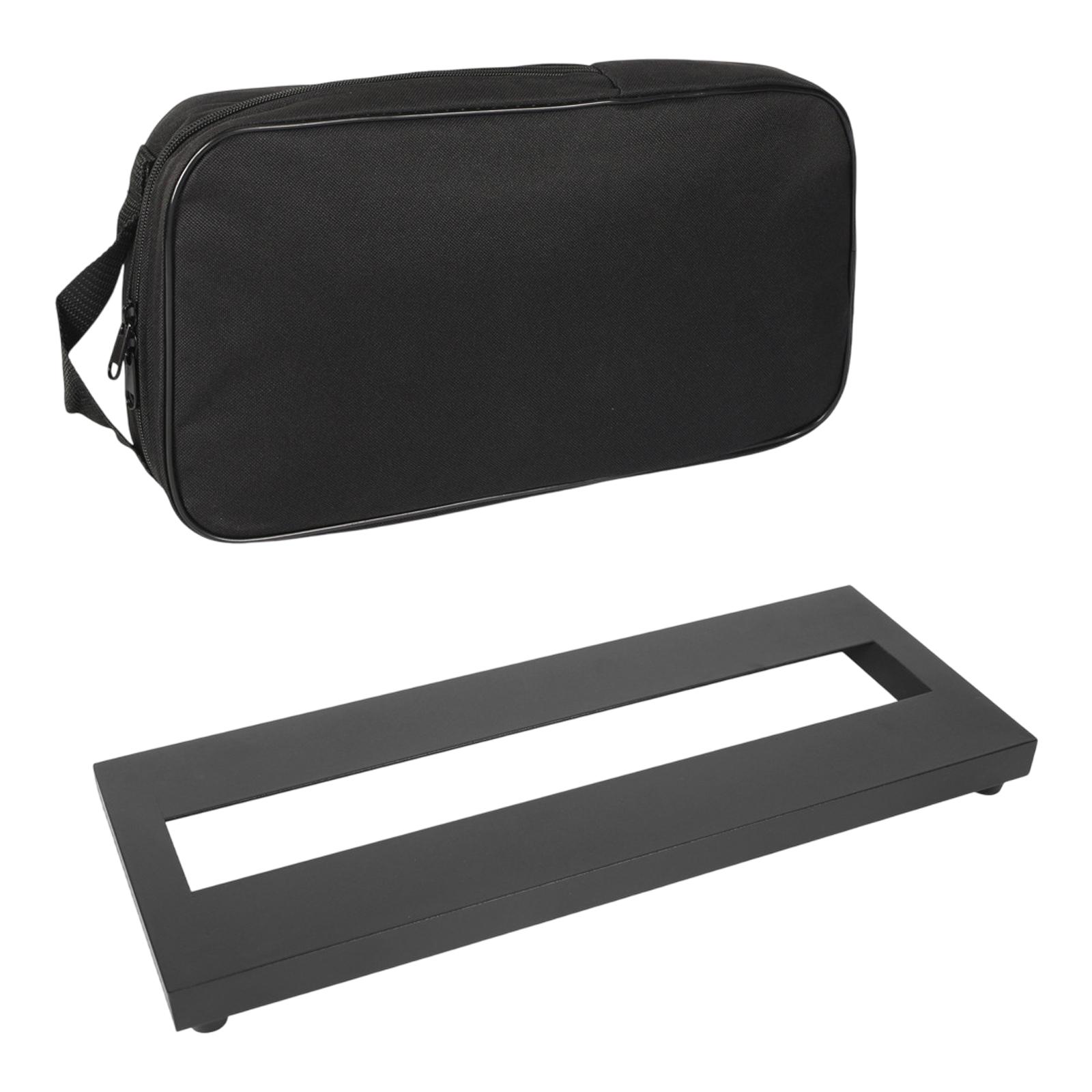 

Пластина-держатель для педалборда гитарных эффектов из алюминиевого сплава, портативная стойка для эффектов, большой педалборд для гитарных педалей с сумкой для переноски