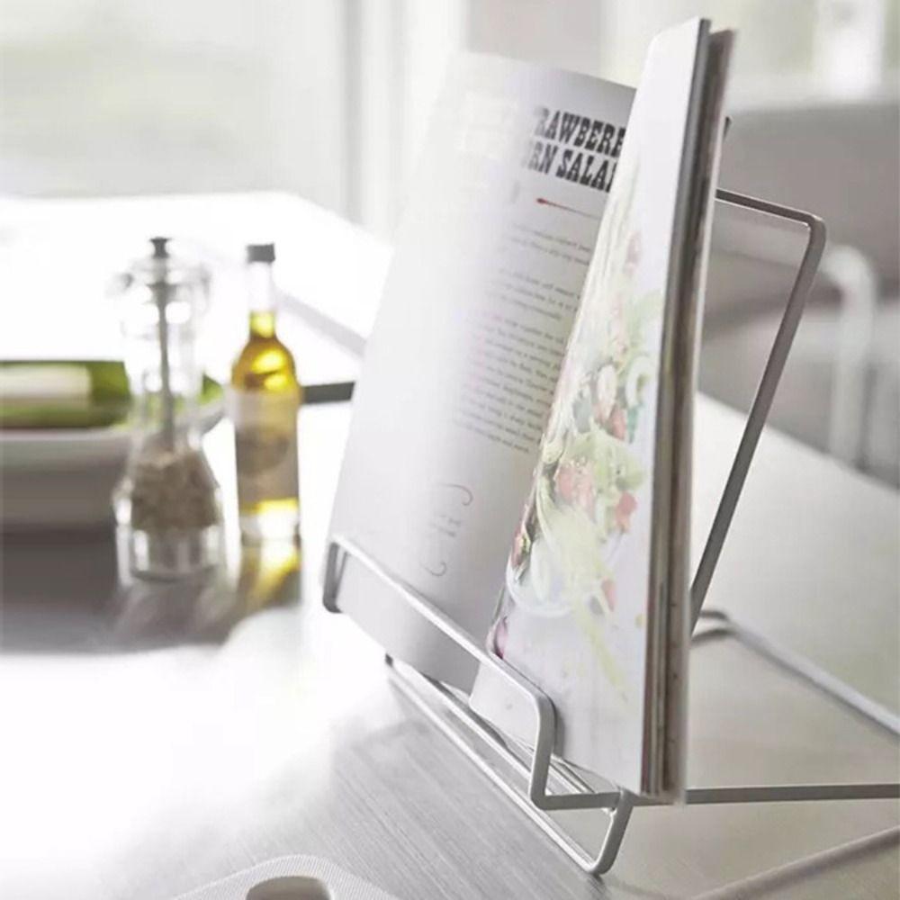 Detachable Magazine Reading Stand Simple Folding Cookbook Bracket  Desktop Organization