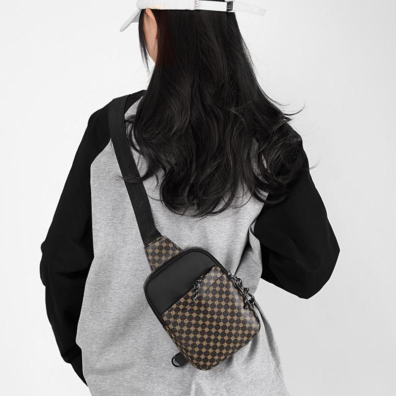 Unisex Waterproof PU Mini Sports Crossbody Bag - Phone & Essentials Carrier