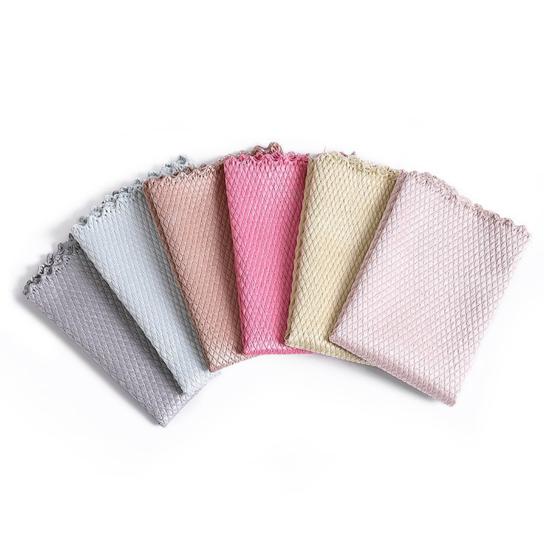 5/10Pcs Fish Scale Cleaning Cloth Superfine Fiber Rag Lint Free High Absorption Polishing Cloth Wet Dry Use Adsorption Rag
