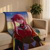 Vtuber H-Houshou MarineS Throw Short Plush Throw Blanket Soft Skin-Friendly Multi-Scene Home Office