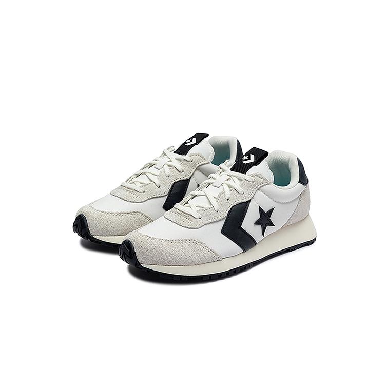 Converse Omega Trainer Ox Comfortable Fashion Versatile Star Sword Mark Low Top Kids Casual Shoes Kids Sneaker White Black A15578C