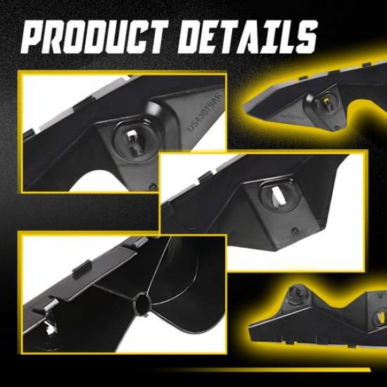 2X For 2009-12 Nissan Sentra SR Bumper Bracket Front Support Driver&Passenger EK