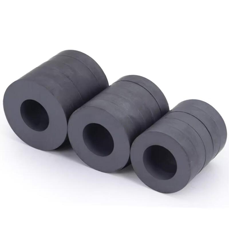 Hochfeste schwarze Ferrit-Ringmagnete mit Mittelloch