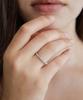 Tatiana (Silver 925) Simple Line Cubic Tennis Ring Cr1853