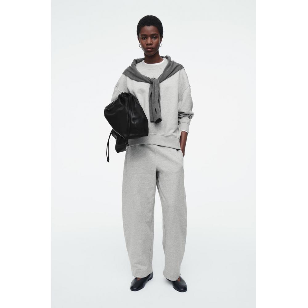 

Cos Japan Barrel Leg Jogger Pants grey melange/S