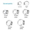 40-Piece Adjustable Worm Gear Hose Clamp Set for Pipes