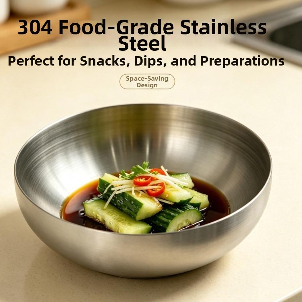 Round Sushi Dipping Bowls Corrosion-Resistant Salad Dressing Plates  Ketchup
