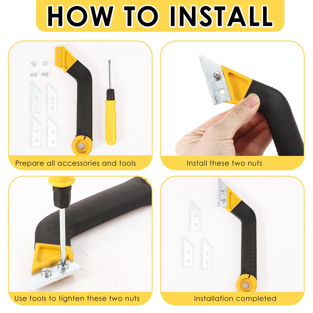 Tile Gap Grout Cleaning Remover Wall Floor Tiles Joint Cleaner Scraper Tool Gap Cleaning Knife for Floor Tile Cleaning Hand Tool