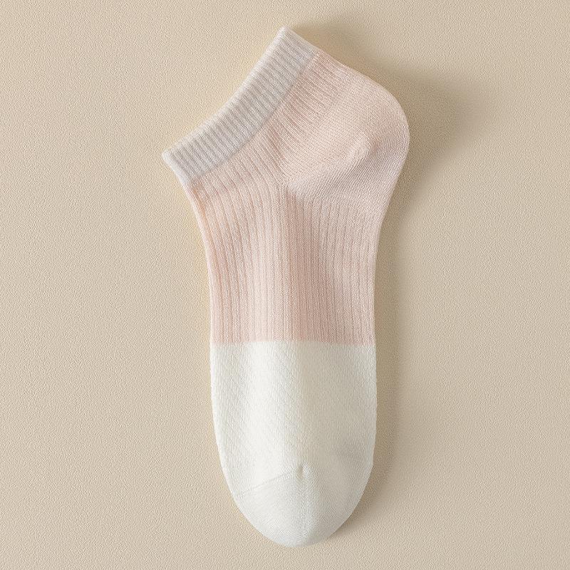 

Short Socks, Women s Summer Thin Cotton Socks, Women s Color-blocked Mesh Breathable Low-top Boat Socks, Boneless Socks 1 pair світло-рожевий колір