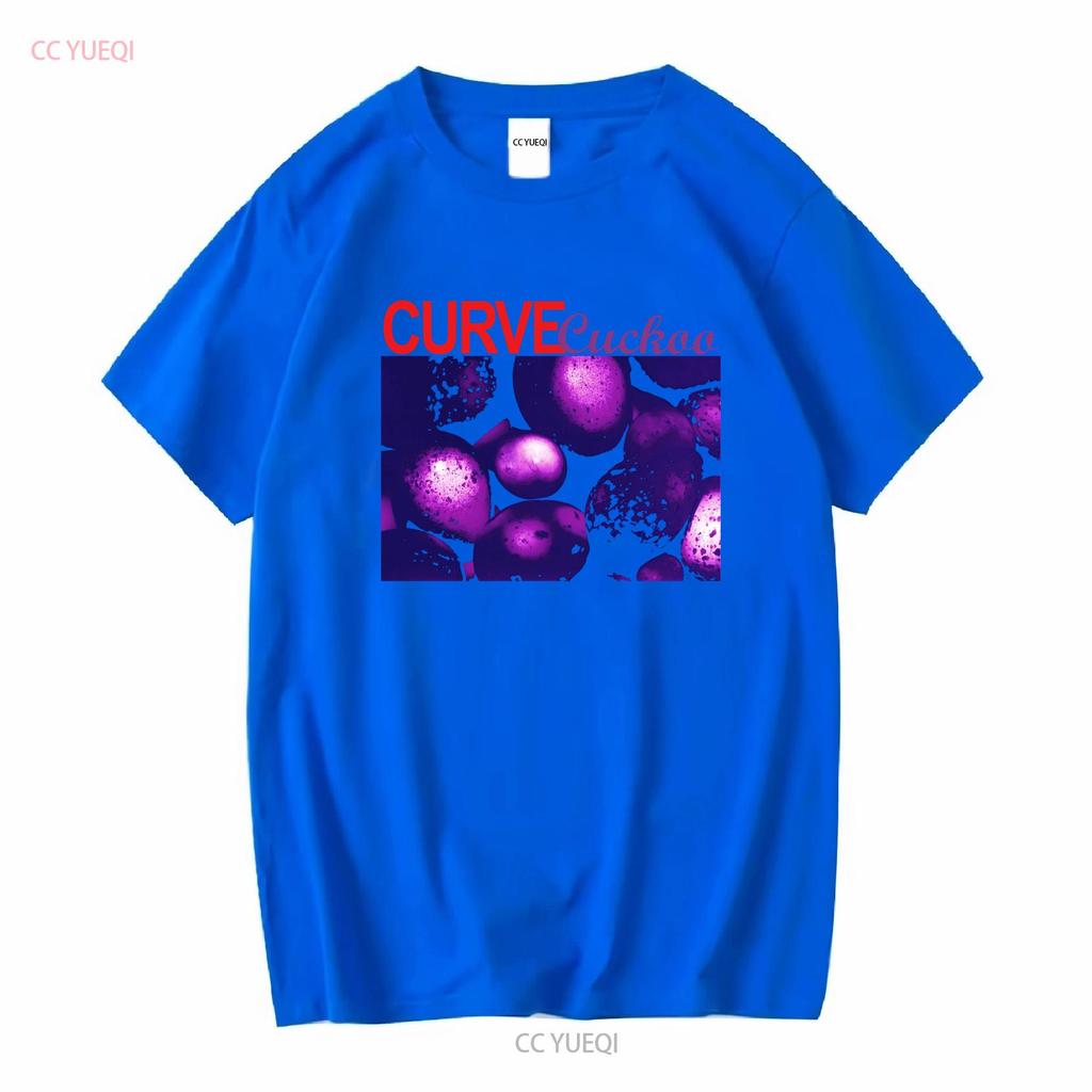 Curve T Shirt Cuckoo Long or Short Sleeves Vintage Washed Slightly Designer Clothes Homme Top For Everyday Wear Soft Breathable