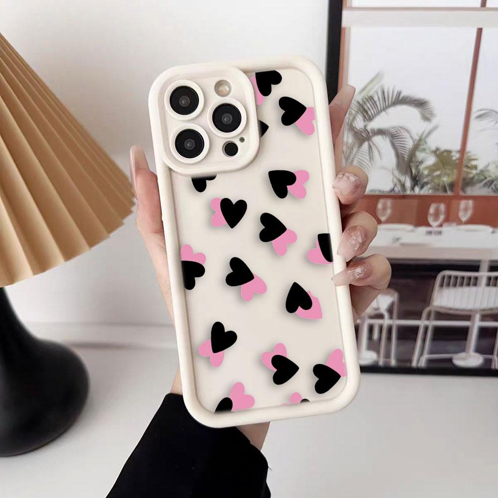 Loving Heart Is Love Phone Case For iPhone Apple 17 AIR 16 16E 11 12 13 14 15 XR Plus Pro Max DIY Case TPU Shockproof Cover Capa