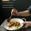 Nordic Japanese Ceramic Dinnerware Set: Creative Plates, Bowls, and Deep Dishes.