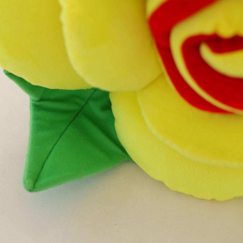 Rose Flower Throw Pillow, Valentine's Day Sofa Cushion Plush Decorative Pillow For Bed Home Pillows, Day Gifts For Mom