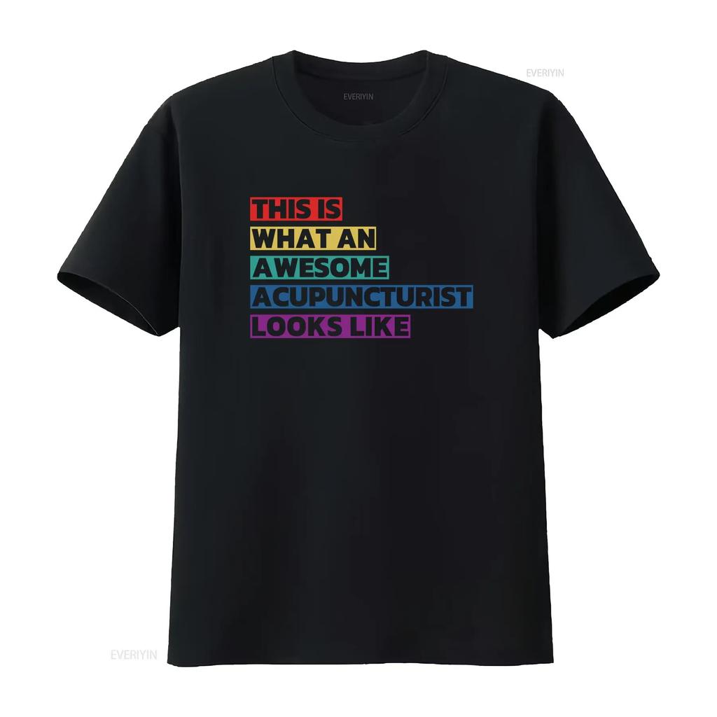 Akupunkteur T-Shirt Akupunktur Lustig SO SIEHT EIN FANTASTISCHER AUS vintage Gewaschenes Oberteil Für Den Alltag Weich homme