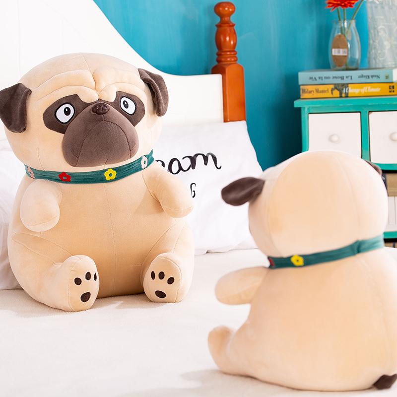 New Shar Pei Dog Doll Plush Toy Cute Simulation Corgi Doll Children Sleep Pillow