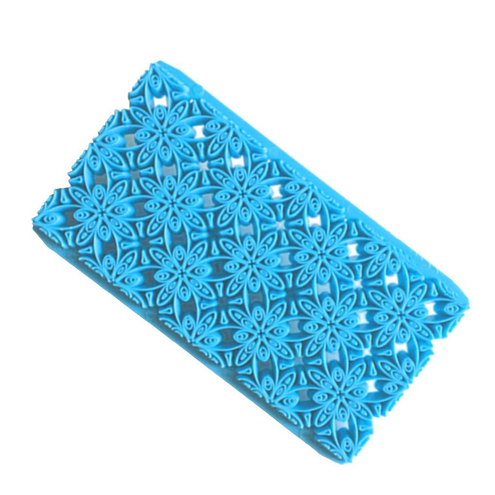 Cake Fondant Embosser Cutter Icing Cupcake Embossing Mold Mould Pastry Tool