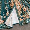 Abito Chemisier da Donna Vintage con Stampa Floreale, Vestibilità Slim, con Cintura, Moda Estiva, Maniche a Sbuffo, Monopetto, Elegante, Casual