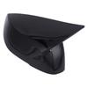Side Mirror Housing Covers, Molded ABS Pair with Clearance Around Integrated Turn Signals After Adhesive Installation