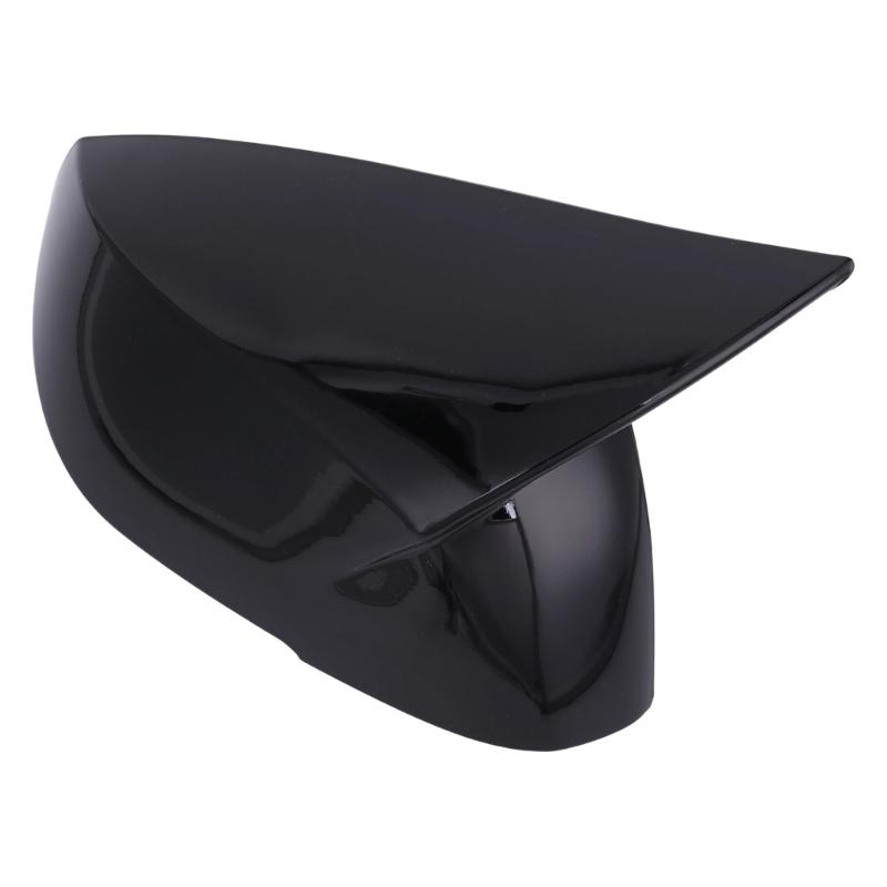 Side Mirror Housing Covers, Molded ABS Pair with Clearance Around Integrated Turn Signals After Adhesive Installation