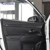 For Mitsubishi Outlander 2013 2014 2015 2016 2017 2018 2019 2020 2021 Real Soft Carbon Fiber Sticker LHD RHD Front Door Trim