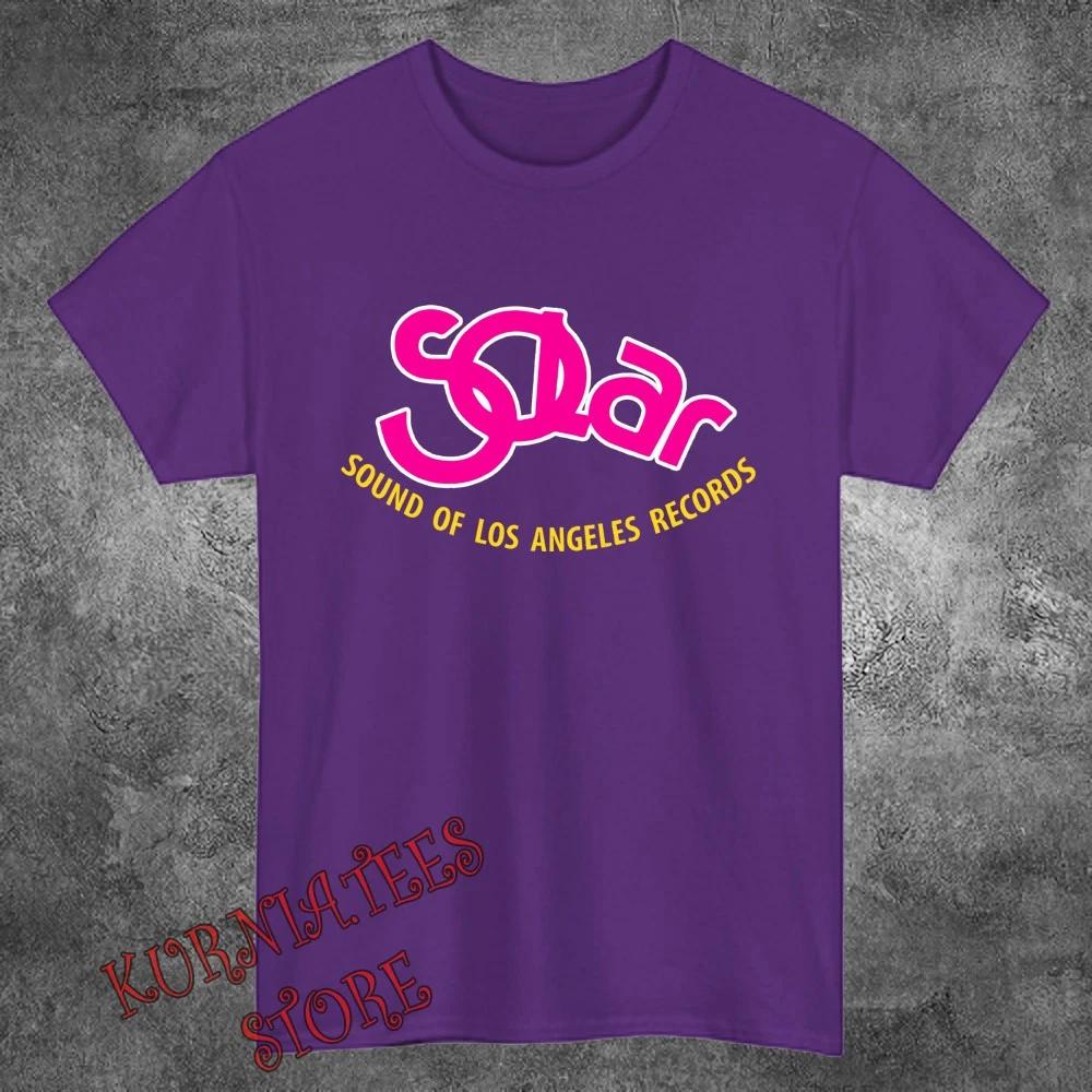 Solar Records Los Angeles Men s Purple Size S to 5XL S