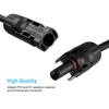 Y Branch Solar Connectors Parallel Cable Adapter 2-Way Solar Cable Connector Self-locking IP67