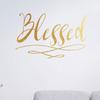 Fine Sculpture Blessed Proverbs Wall Stickers Living Room Bedroom Tv Background Decoration Wall Stickers