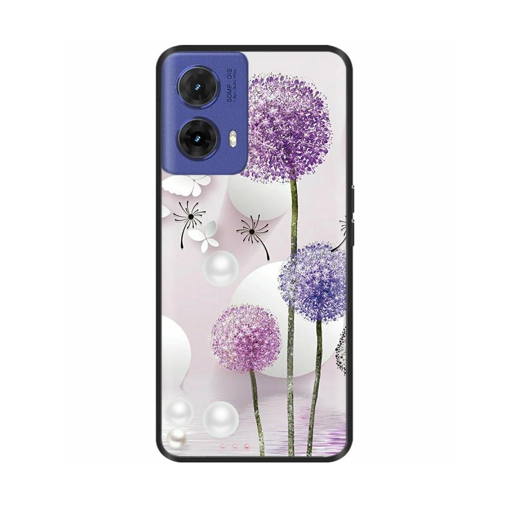 For Motorola Moto G85 Case Butterfly Soft Matte Silicone Back Cover For Moto G85 5G Cases MOTOG85 G 85 5G Funda Full Phone Coque