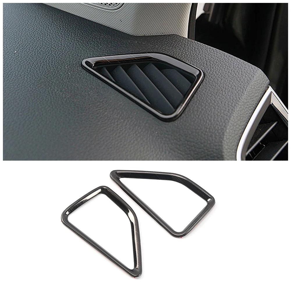 For Skoda Karoq 2017-2024 Car Inner Styling Modify Refit Central Console Part Trim Frame Cover Stainless Steel Decorate Sticker