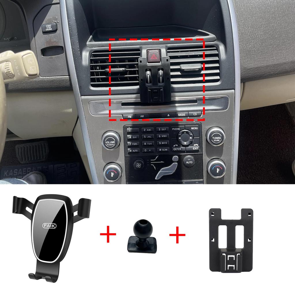 Car Mobile Phone Holder for Volvo XC60 XC 60 2009~2017 Navigation Stand Auto Accessories GPS Bracket